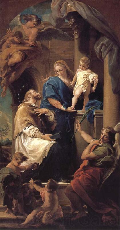 Pompeo Batoni Notre Dame, and the Son in St. John s Nepomuk Norge oil painting art